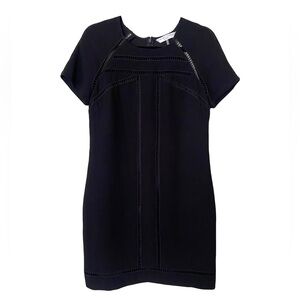 Black Trina Turk Dress with Openwork Detail in Size 4
